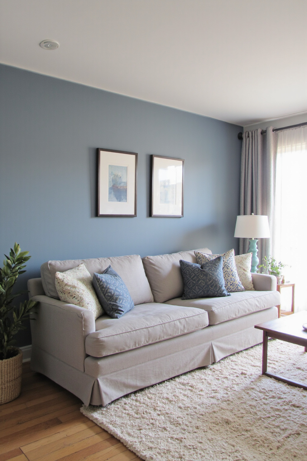 blue living room, blue living room decor, blue tv room ideas, blue couch home decor, medium blue living room