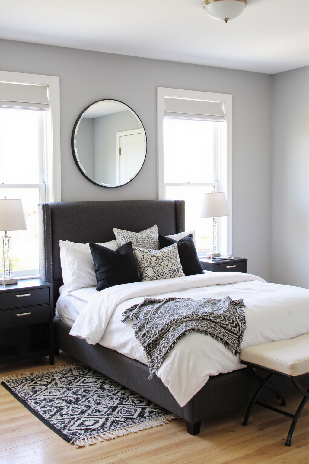 modern bedroom ideas, master bedrooms decor, modern bedroom aesthetic black, modern bedroom bedding ideas, trendy bedroom ideas
