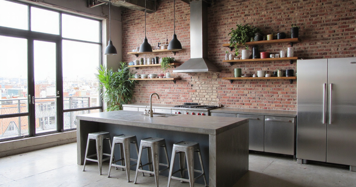 industrial kitchen design, industrial kitchen ideas, industrial kitchen, industrial decor kitchen, industrial style kitchen