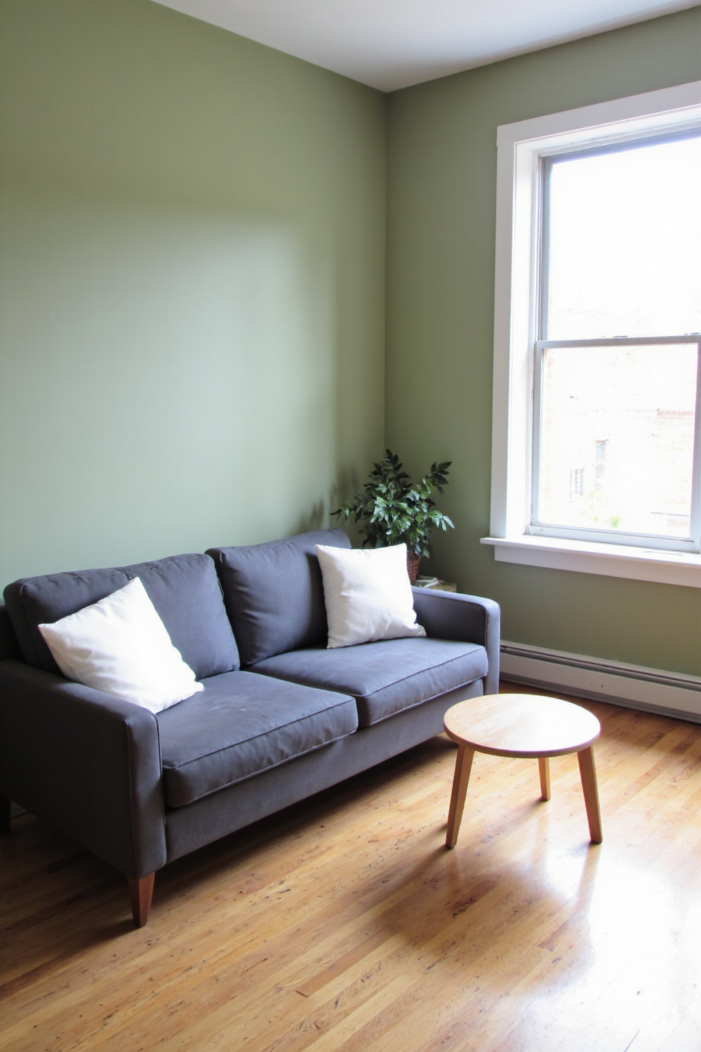 green living room, sage green living room ideas, one green wall living room, sage green farmhouse living room, sage neutral living room