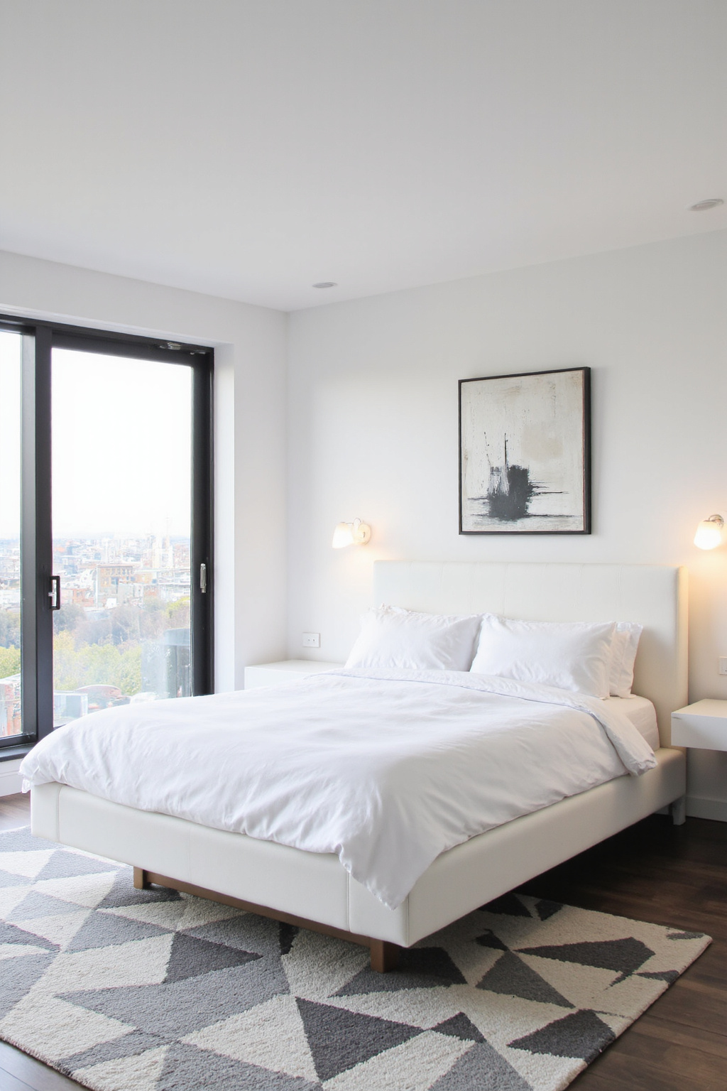 white bedroom ideas, white bedroom design, clean girl aesthetic bedroom ideas, dream aesthetic room, plain white bedroom aesthetic