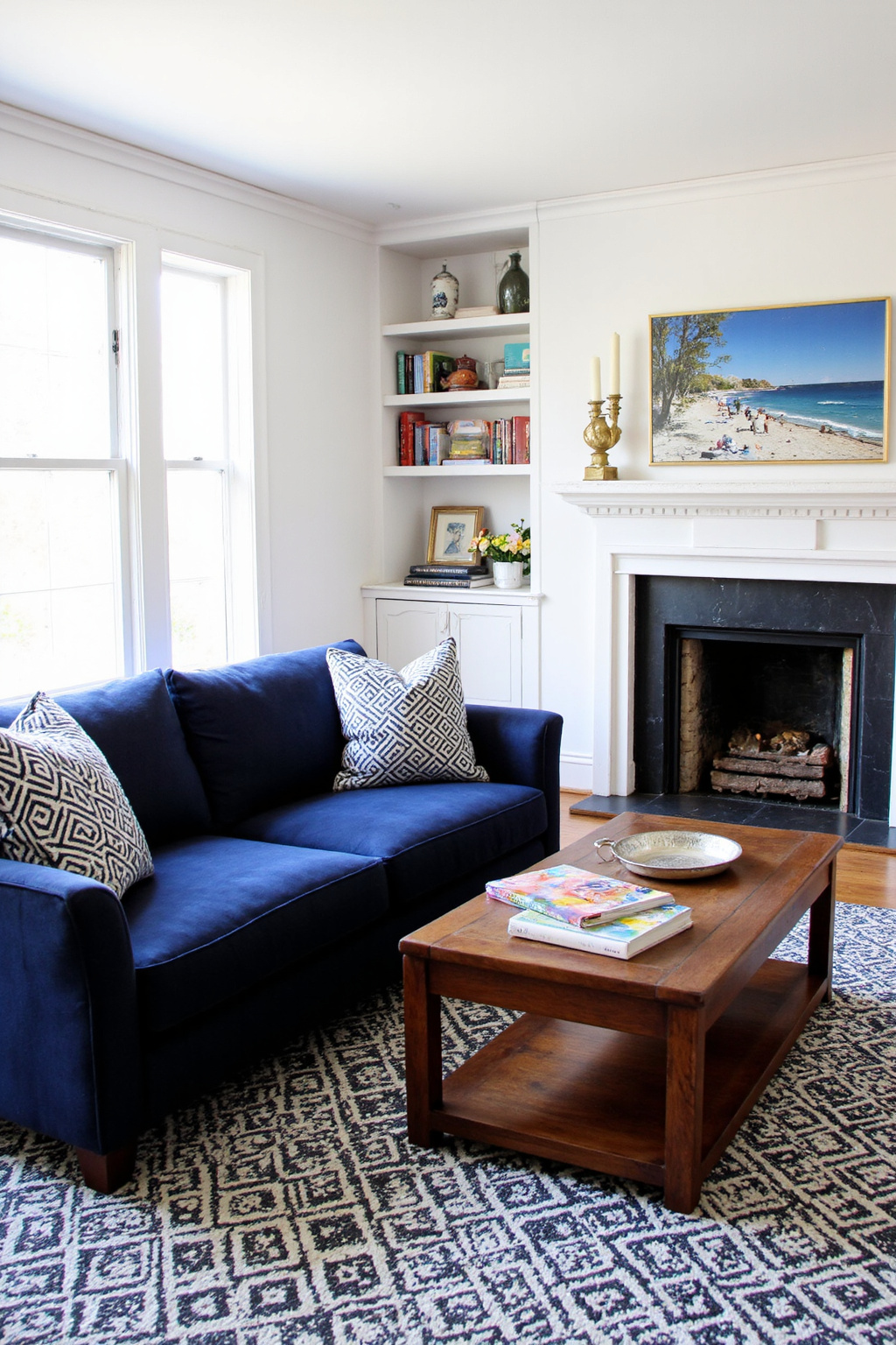blue living room ideas, blue and white living room, blue living room decor ideas, dark blue living room, blue couch living room ideas