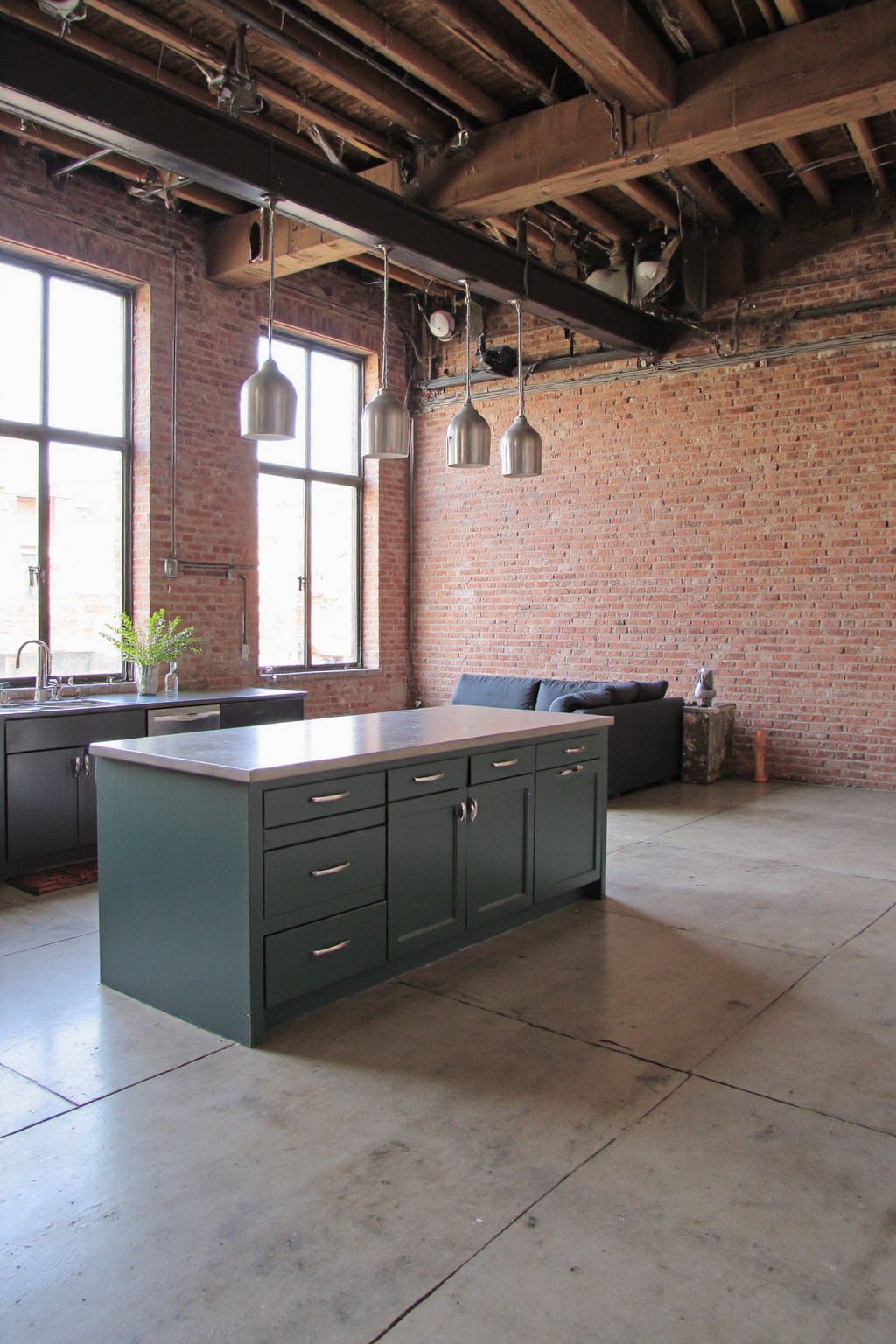 industrial farmhouse living room, industrial style living room, cozy industrial living room, farmhouse living room ideas, industrial loft design
