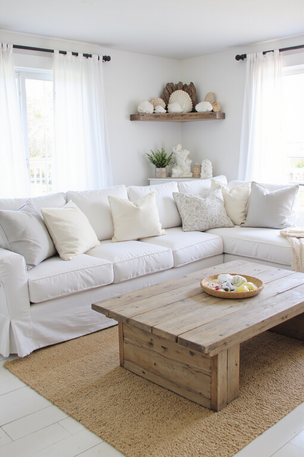 coastal cottage living room, coastal living room, coastal style living room, coastal farmhouse living room, coastal chic living room