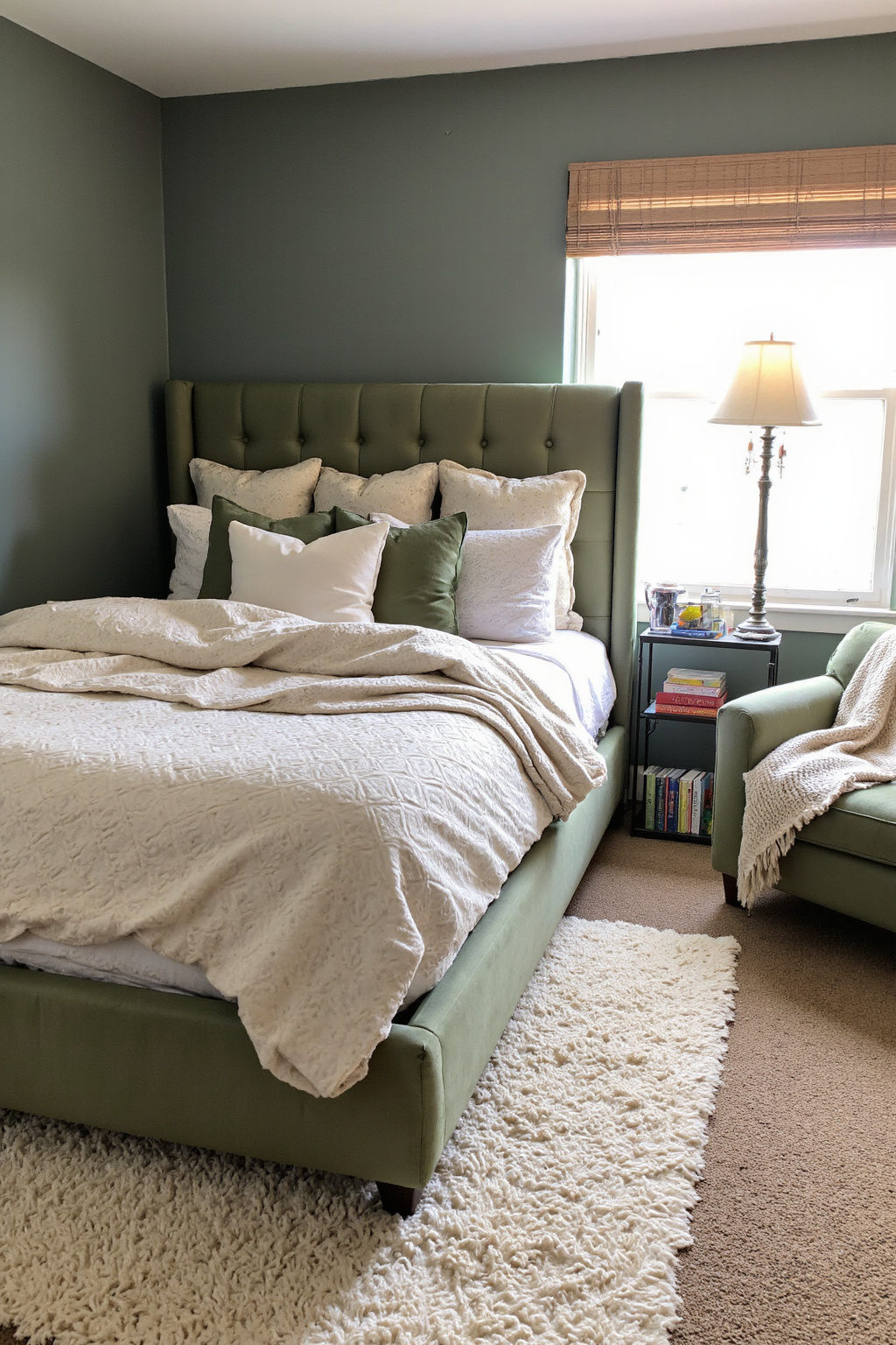 sage green bedroom, sage green bedroom ideas, sage green and gold bedroom ideas, sage green bedroom aesthetic, sage green farmhouse bedroom