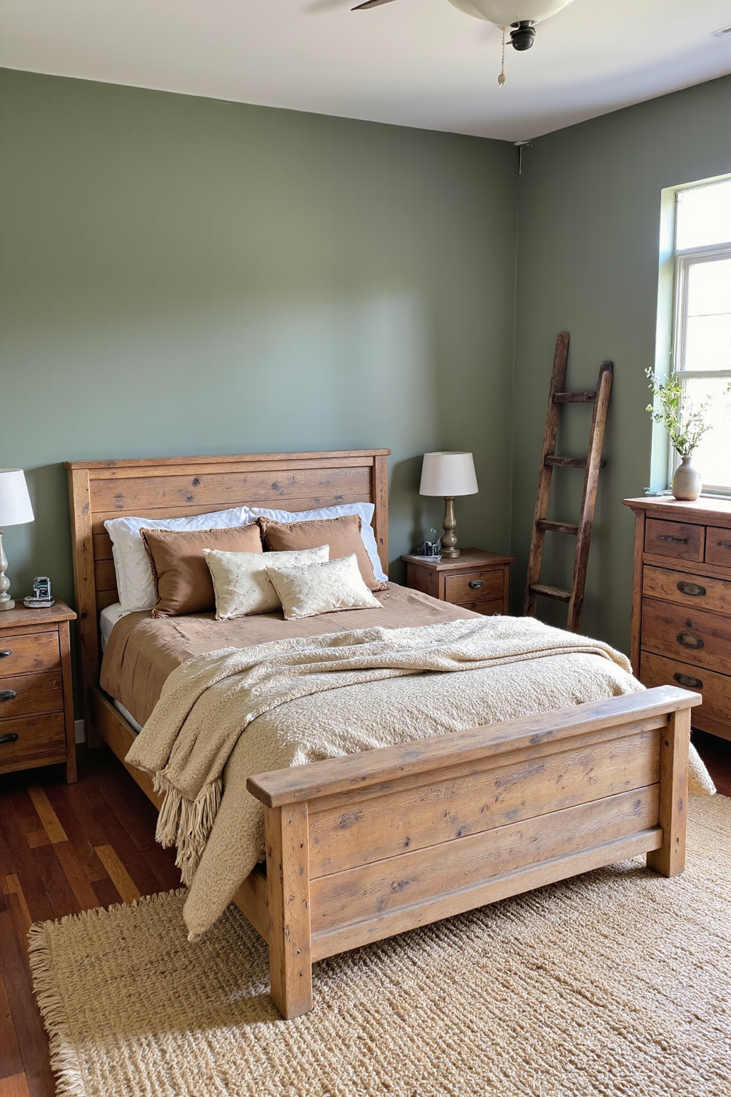 green bedroom ideas, green bedroom, sage green farmhouse bedroom, sage farmhouse bedroom, sage green bedroom aesthetic