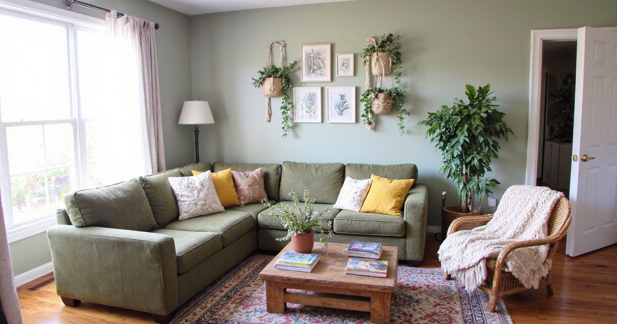 sage green living room ideas, sage living room, green living room ideas, green living room, green living room decor