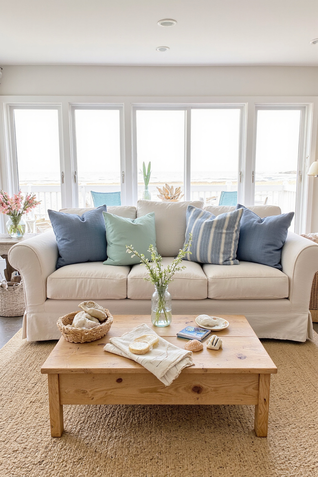 coastal casual living room, modern coastal living room, living room coastal farmhouse, warm coastal living room, coastal decorating living room