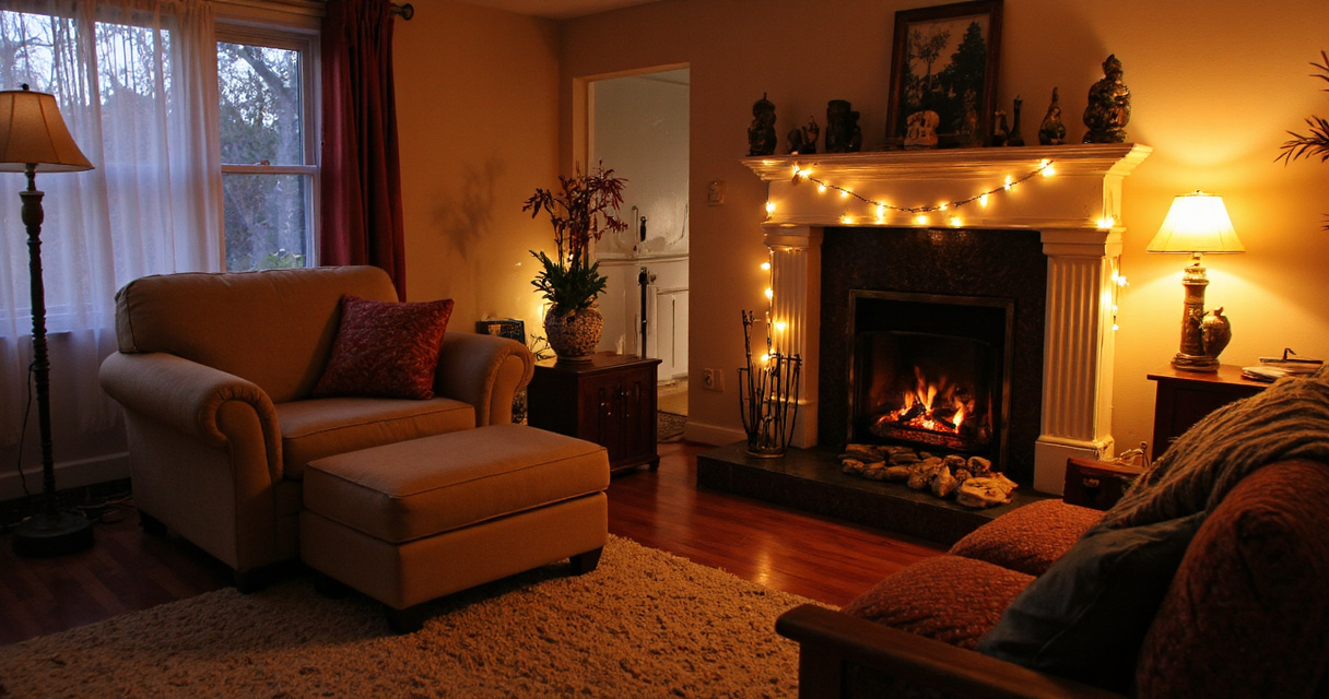 cozy lighting living room, lighting living room ideas, lighting living room, layered lighting living room, cozy living room lighting