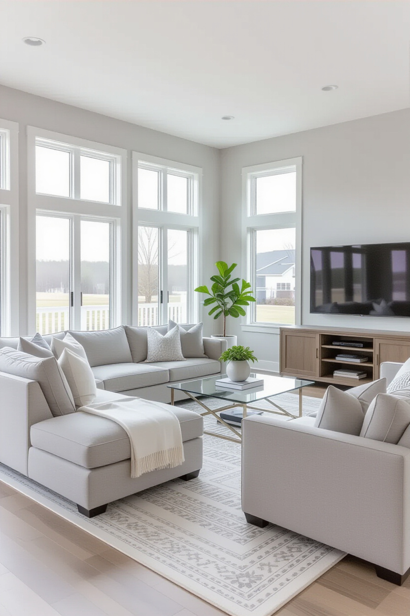 neutral living room, living room inspo, neutral color living room ideas, best color for living room, living room design inspiration