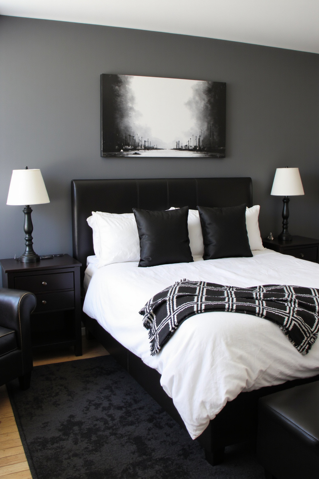 grey bedroom colors, gray paint colors, bedroom paint with accent wall, grey bedroom ideas with pop of color, perfect paint color