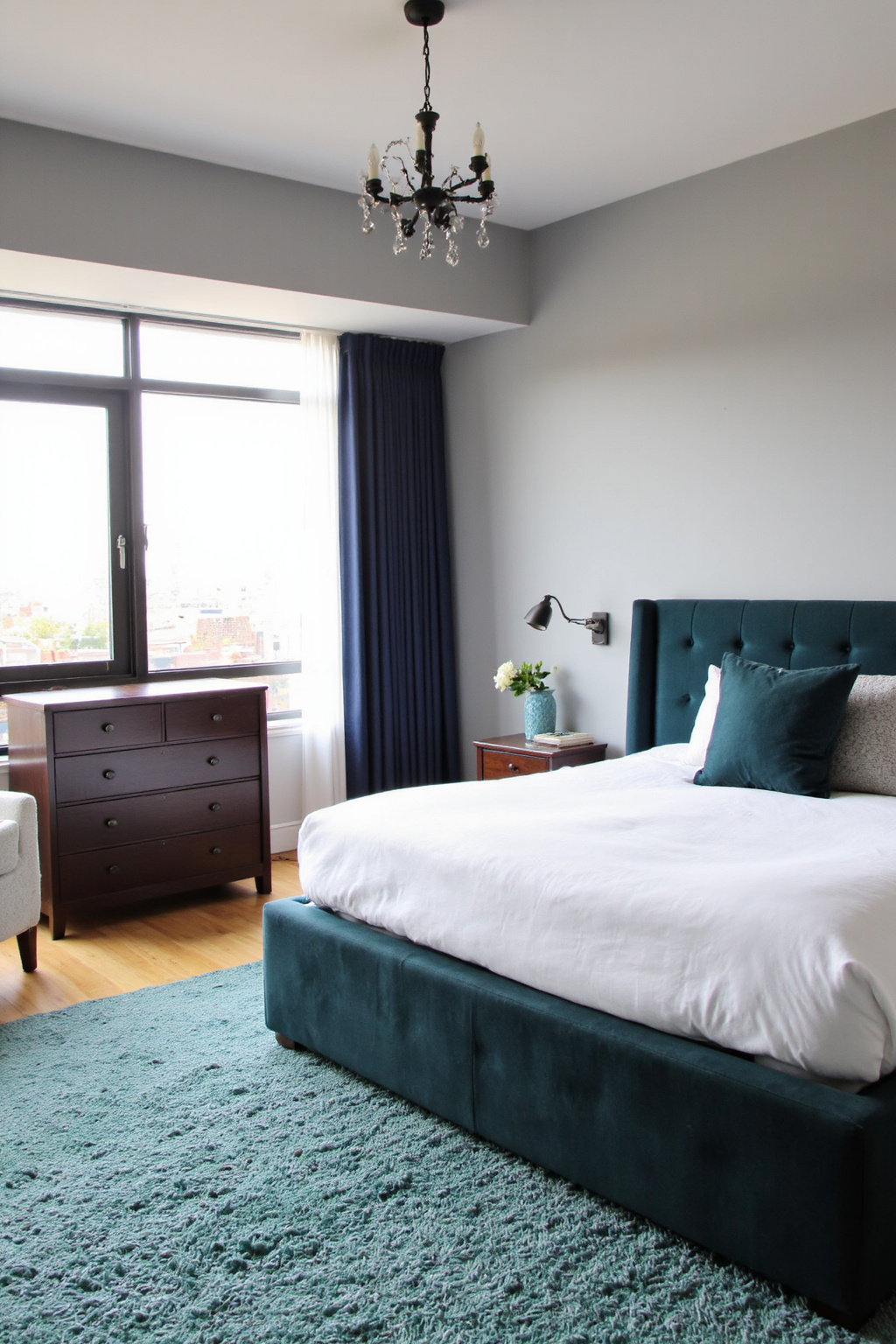 teal accent walls, dark teal bedroom, light teal bedroom ideas, teal accent wall bedroom, light teal bedroom