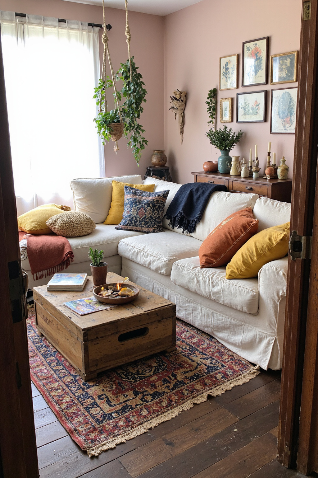 cosy living room, earthy living room, living room inspo, modern cozy decor, green furniture living room ideas