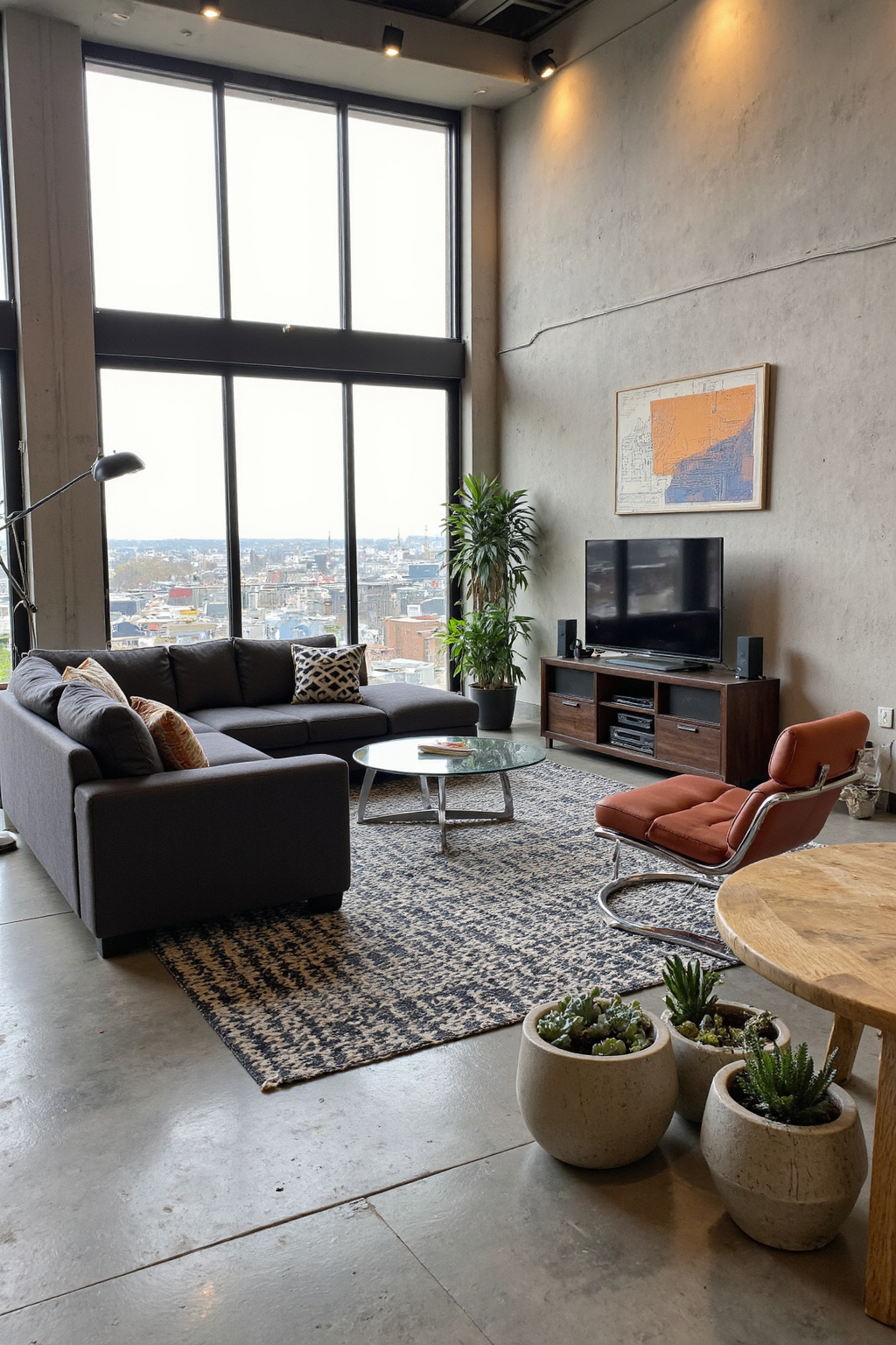 industrial living room design, industrial living room, boho industrial living room inspiration, industrial style decoration, industrial living room decor ideas