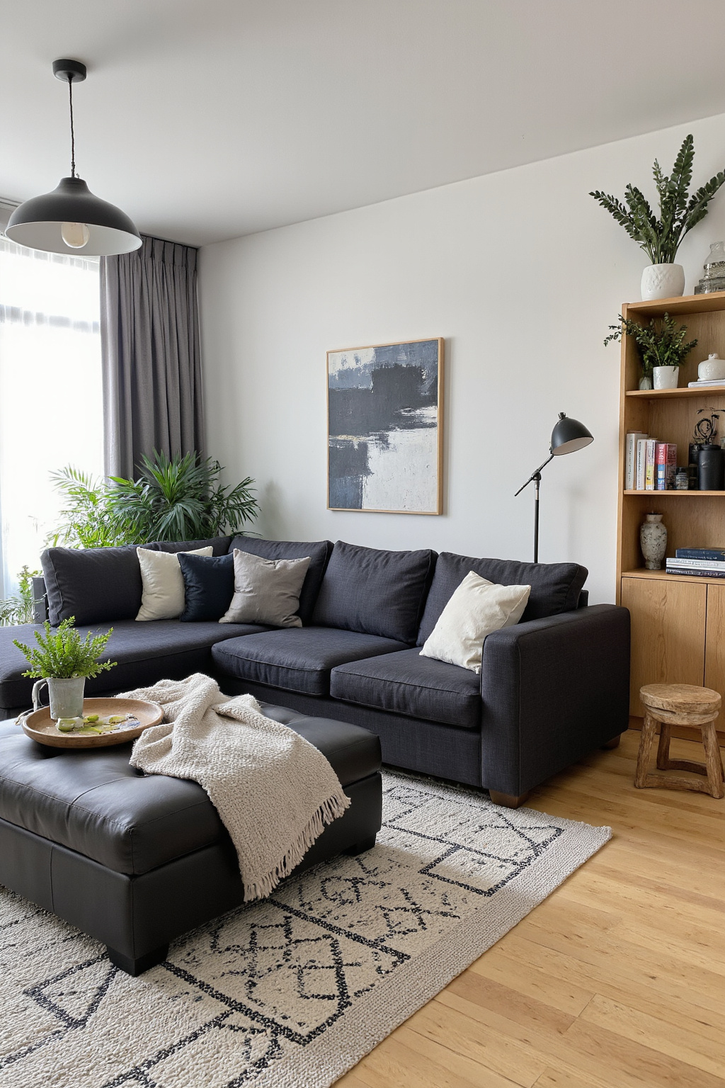 japandi living, japandi living room, japanese scandinavian living room, japandi interior design, japandi wall design