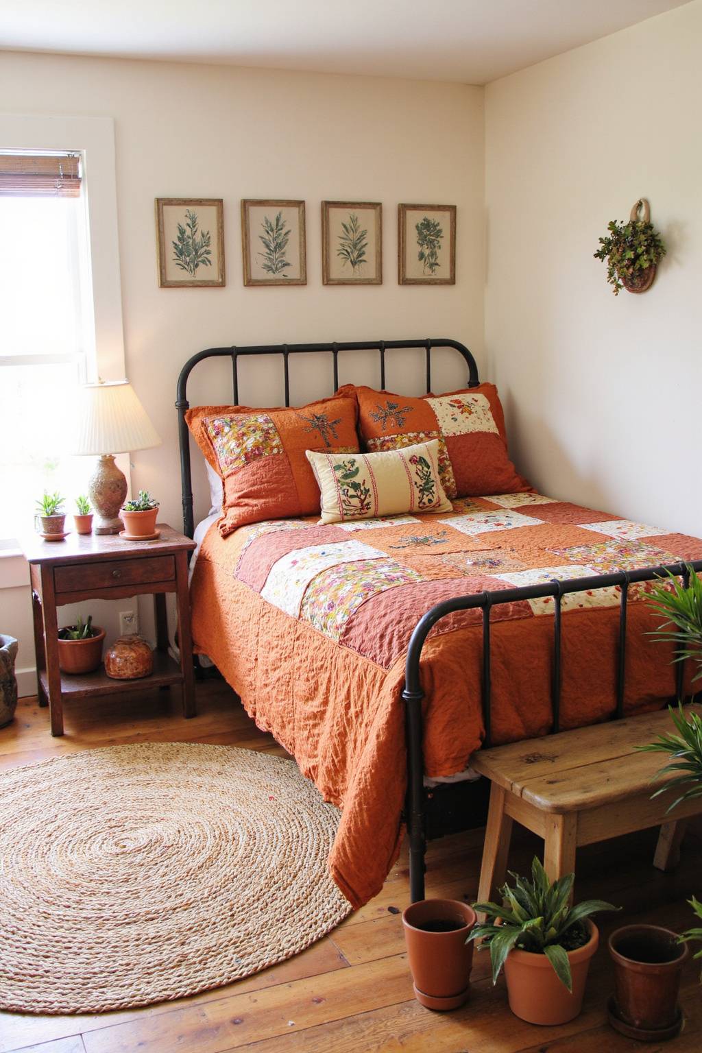burnt orange bedroom, bedroom burnt orange, black green burnt orange bedroom, burnt orange walls bedroom, rust orange bedroom ideas