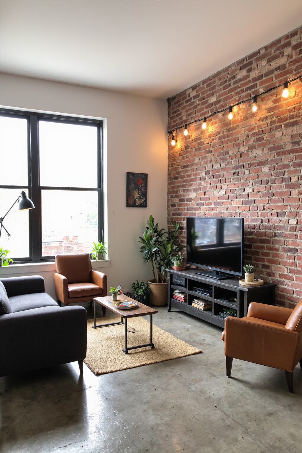 modern industrial living room, industrial living room design, industrial wood living room, industrial interior design living room, small industrial living room ideas
