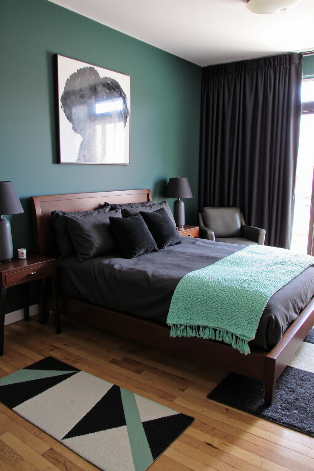 mint green rooms, mint green bedroom, mint blue room, pastel bedroom ideas, mint walls bedroom