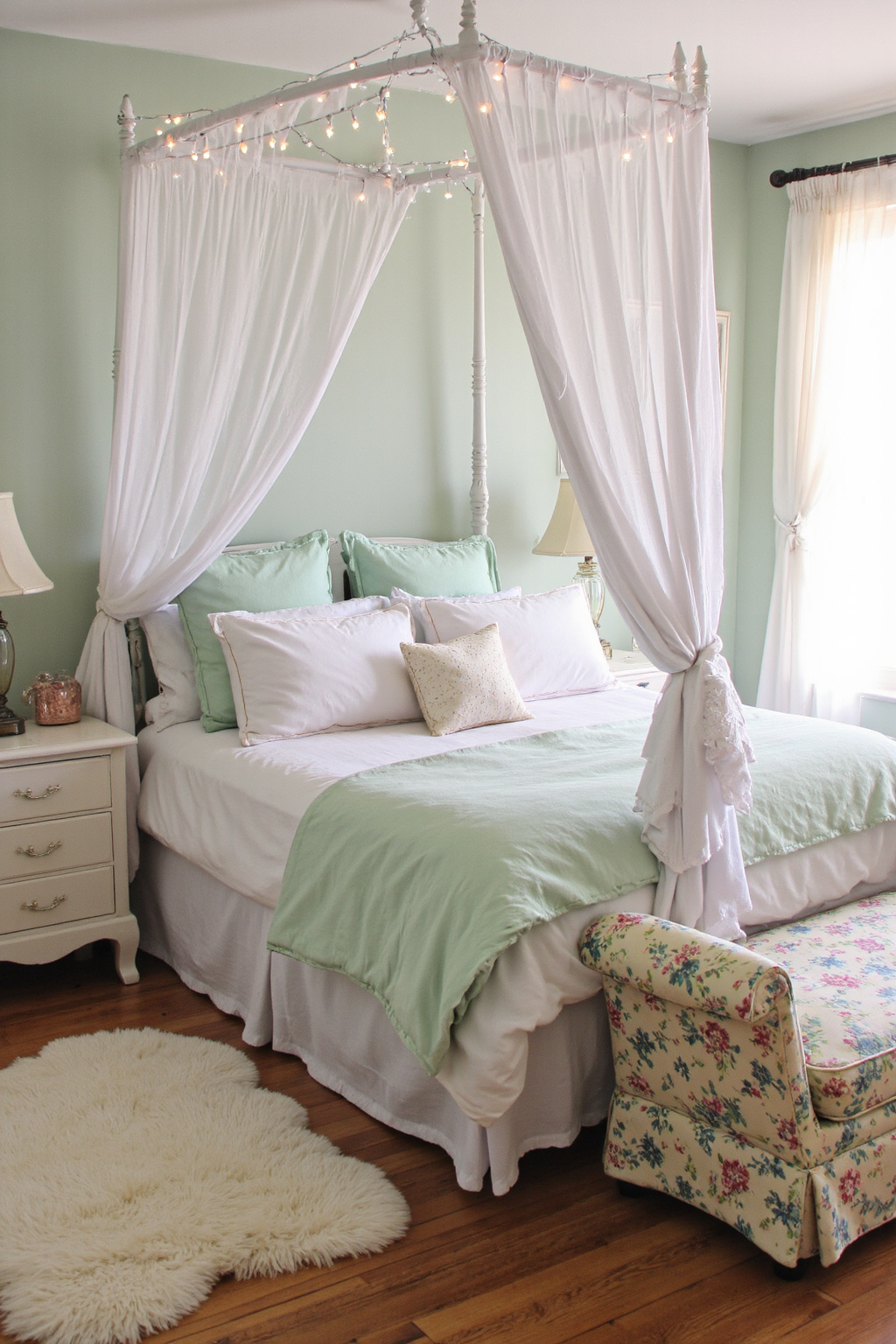 mint green bedroom walls, mint green bedroom, mint pink bedroom, sage green bedroom ideas, mint and pink bedroom