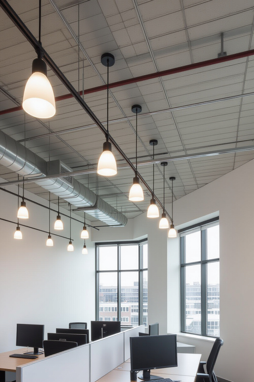 diy lampe, steam punk lamps vintage industrial, industrial interiors, industrial studio apartment ideas, industrial pendant lights