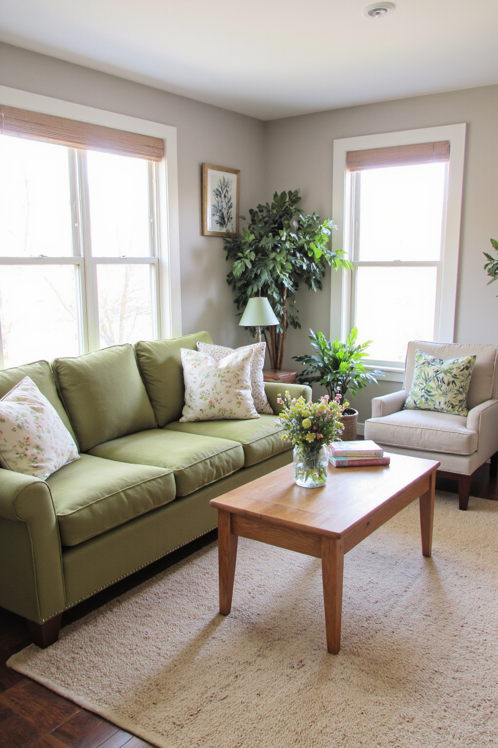 taupe walls, taupe couch, natural tones living room cozy, taupe living room ideas, living room inspiration aesthetic