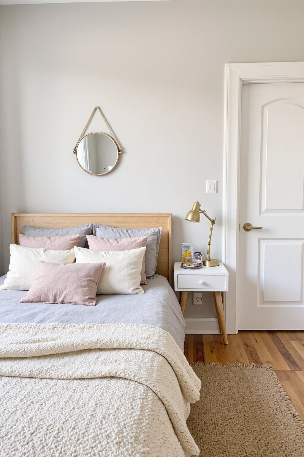 bedroom color combos, bedroom color combination, earthy color palette bedrooms, trendy bedroom colors 2024, blue headboard bedroom color combos
