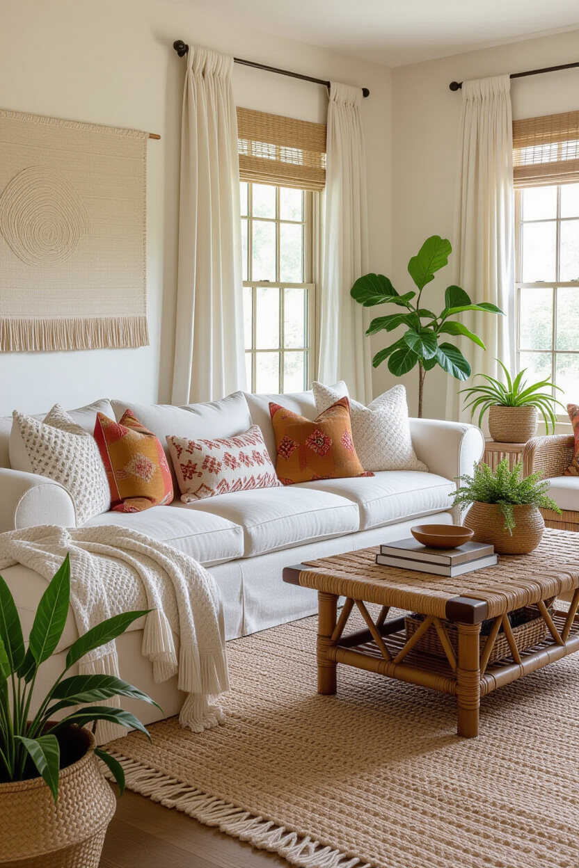 beige living rooms, neutral living room colors, soft living room paint colors, cozy neutral living room decor, two color living room walls paint