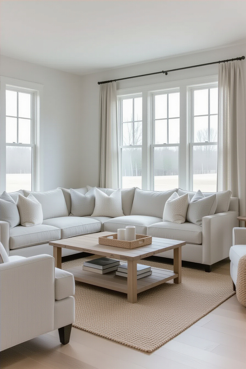 living room inspo, neutral palette, beige couch living room, beige paint colors, warm paint colors