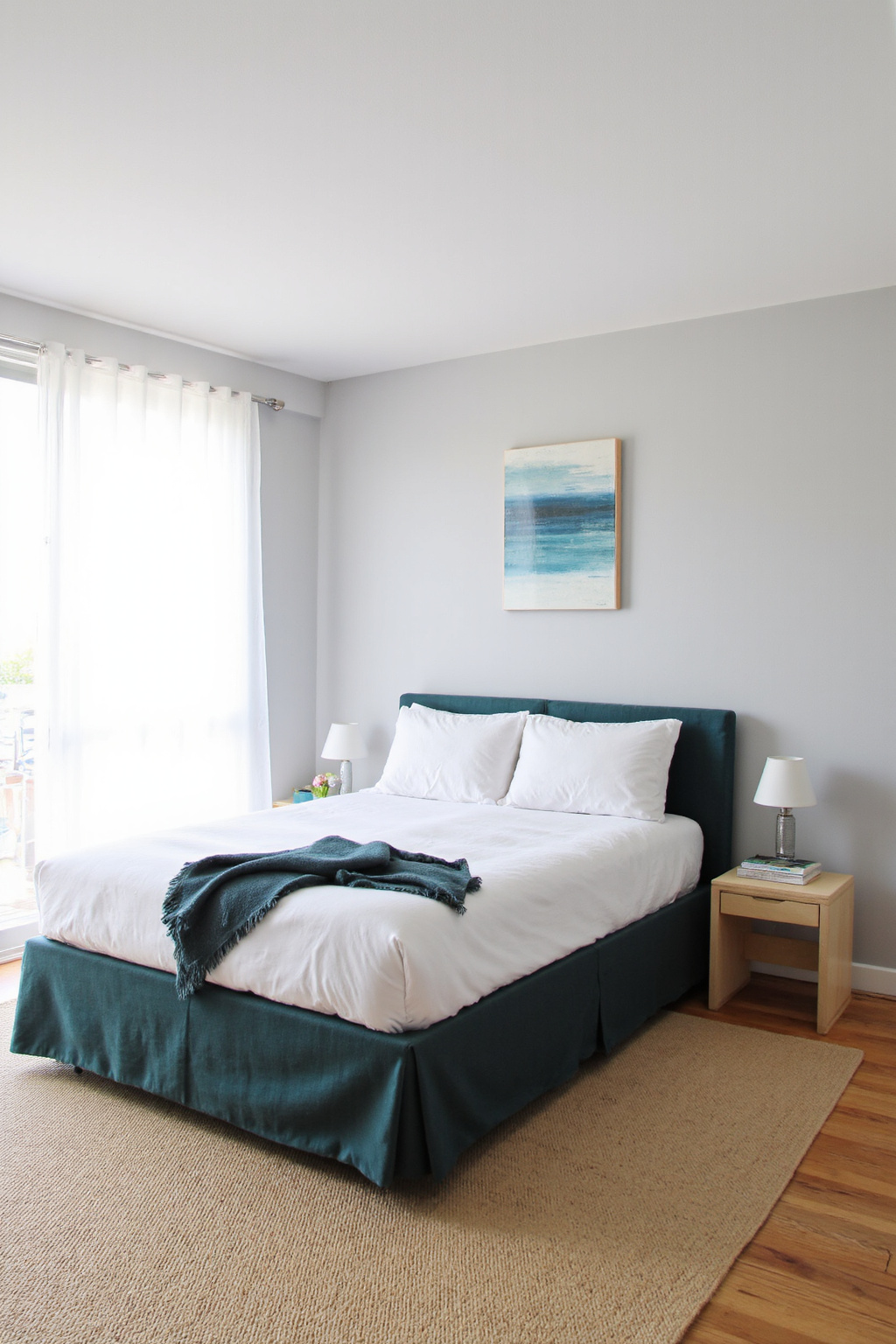 teal accent walls, dark teal bedroom ideas, teal aesthetic bedroom, teal and rust bedroom ideas, muted teal bedroom