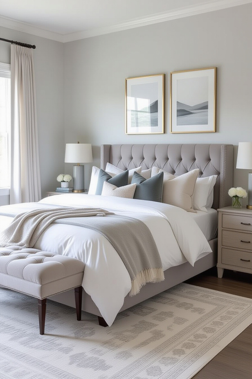 neutral paint colors, bedroom, neutral bedroom wall colors, sleek bedroom design, neutral wall color sherwin williams