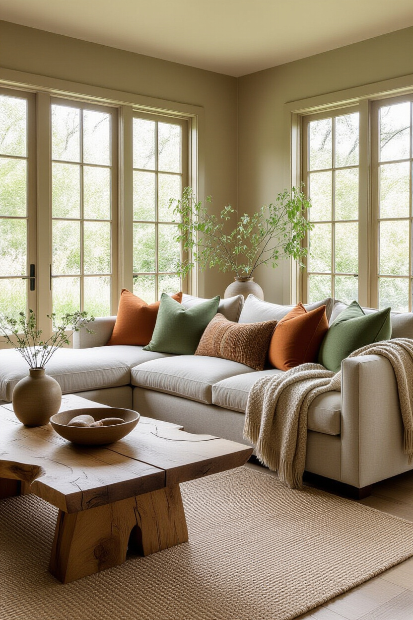 neutral living room, neutral palette, neutral living room paint, living room light colors, cozy living room paint