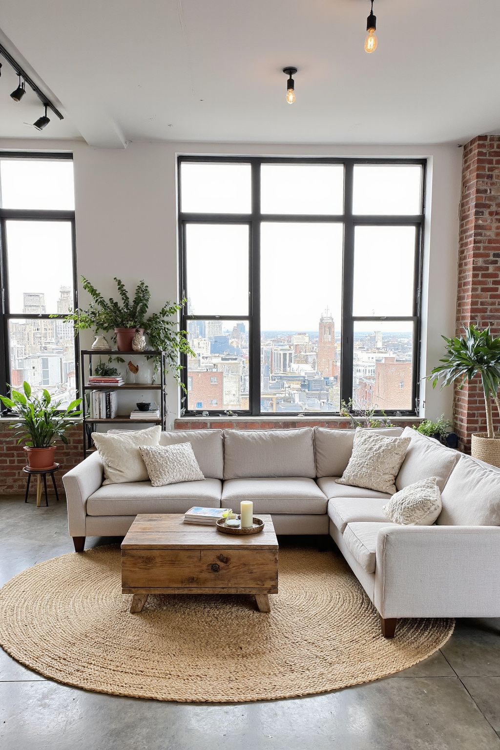 industrial decor living room, industrial livingroom, industrial farmhouse living room ideas, loft living room ideas, industrial loft living room