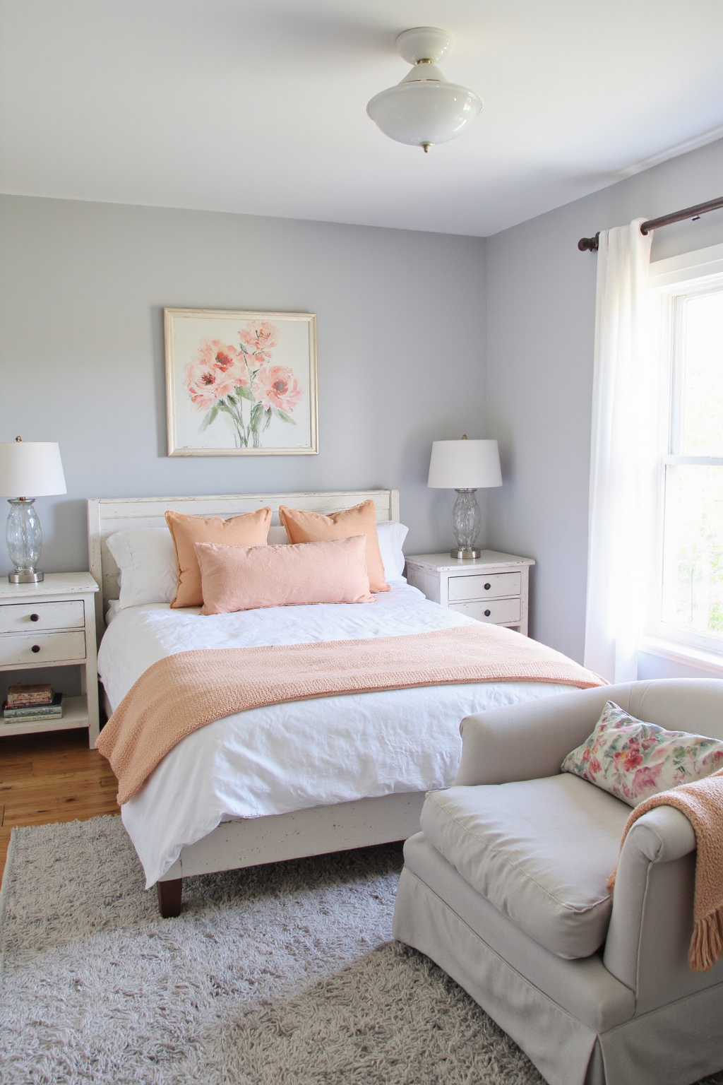 grey headboard bedroom color schemes, gray bedroom ideas, popular house colors interior, bedroom color schemes, coastal decor color palette