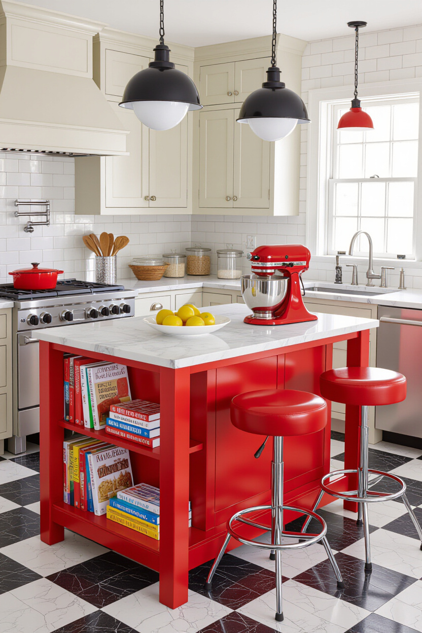 small kitchen island, wood kitchen island, portable kitchen island, kitchen island makeover, drop leaf kitchen island