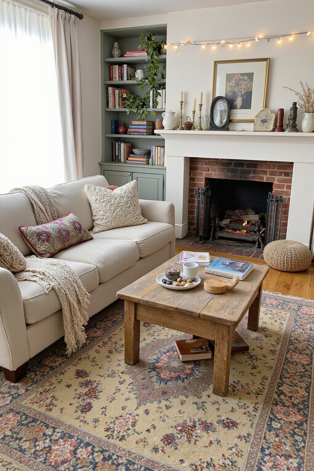 cosy living room, earthy living room, cozy living room ideas, green living room, warm and cozy living room designs