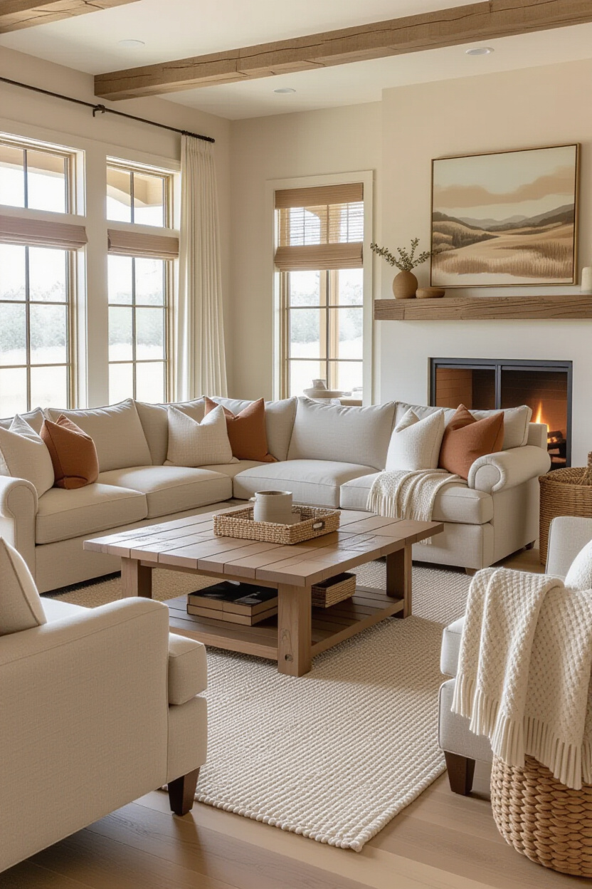 living room wall color, beige living rooms, living room neutral colors, earthy living room, neutral living room paint