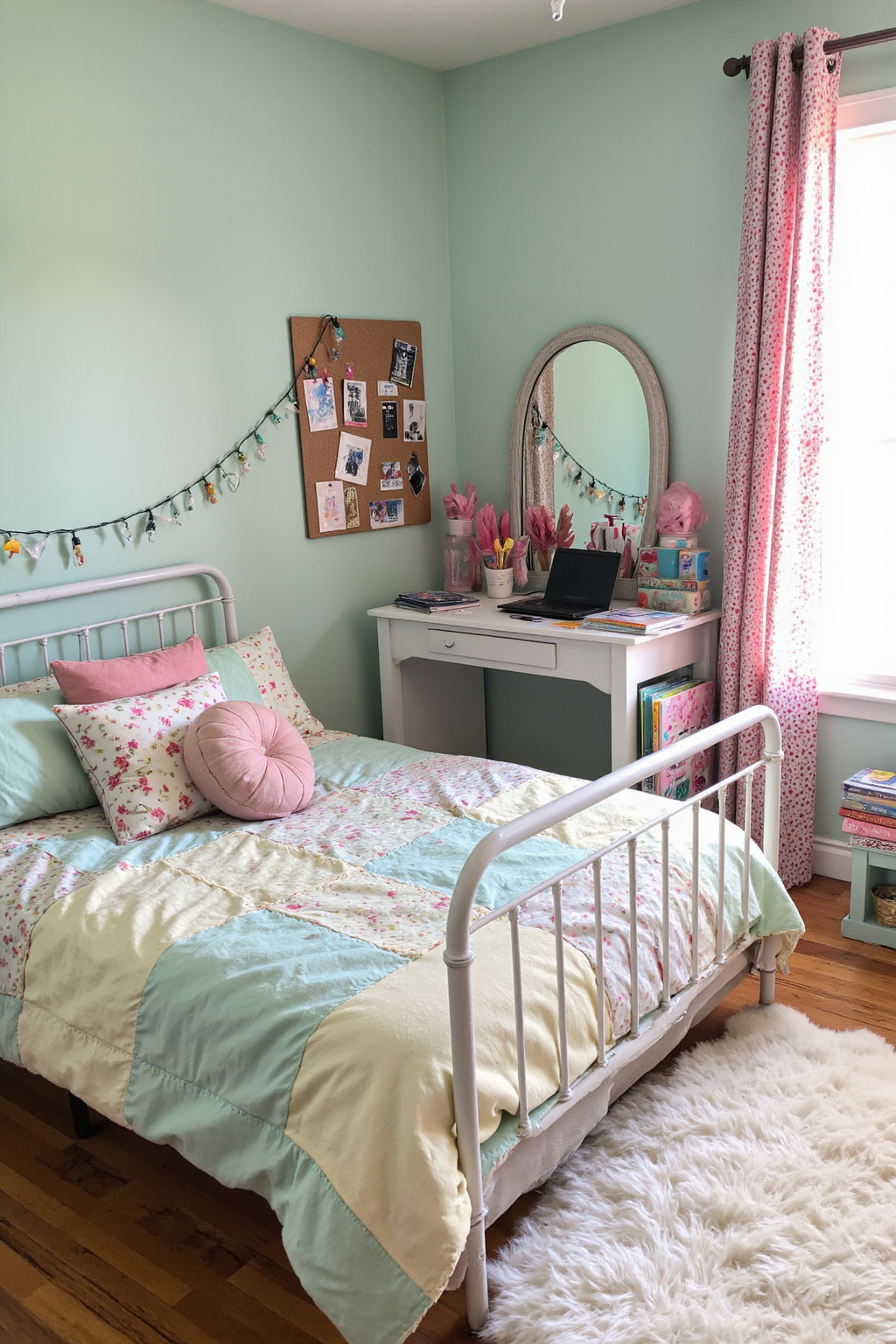 mint green bedroom walls, mint green bedroom, mint green room, mint green bedroom aesthetic, mint green room aesthetic