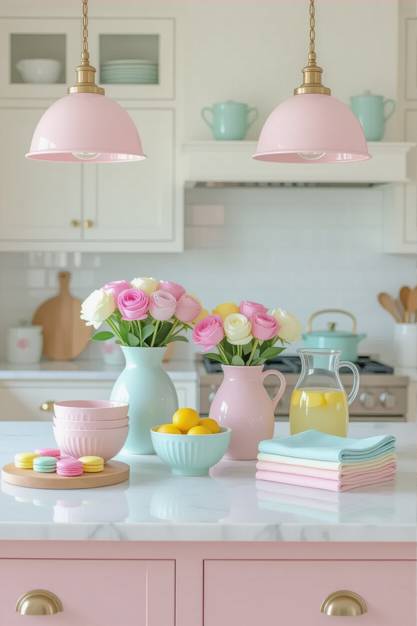 elegant kitchen island decor, kitchen island decor, new house - kitchen, kitchen side decor, kitchen counter decor