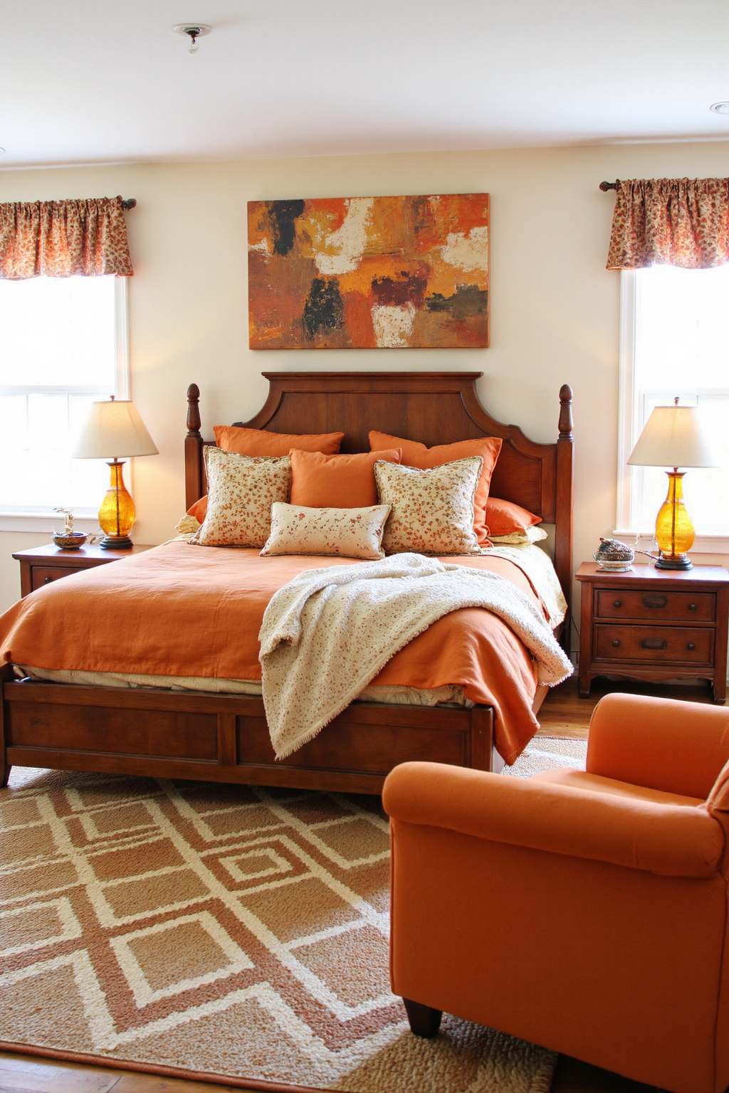 burnt orange bedroom ideas, bedroom orange, burnt orange living room, mediterranean small bedroom ideas, burnt orange bedroom walls