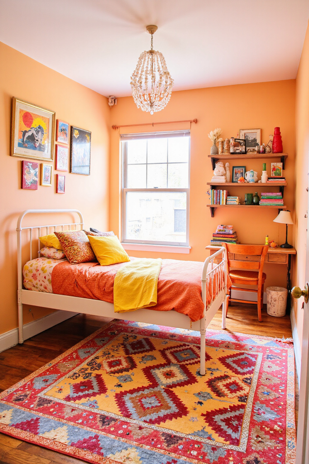 orange bedroom ideas, burnt orange room ideas, orange and white room ideas, burnt orange walls bedroom, green and burnt orange bedroom