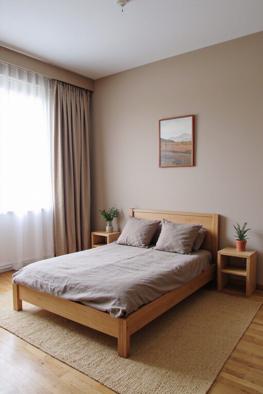 taupe bedroom, taupe bedding, dark taupe bedroom walls, neutral bedrooms with pop of color, taupe bedroom paint colors