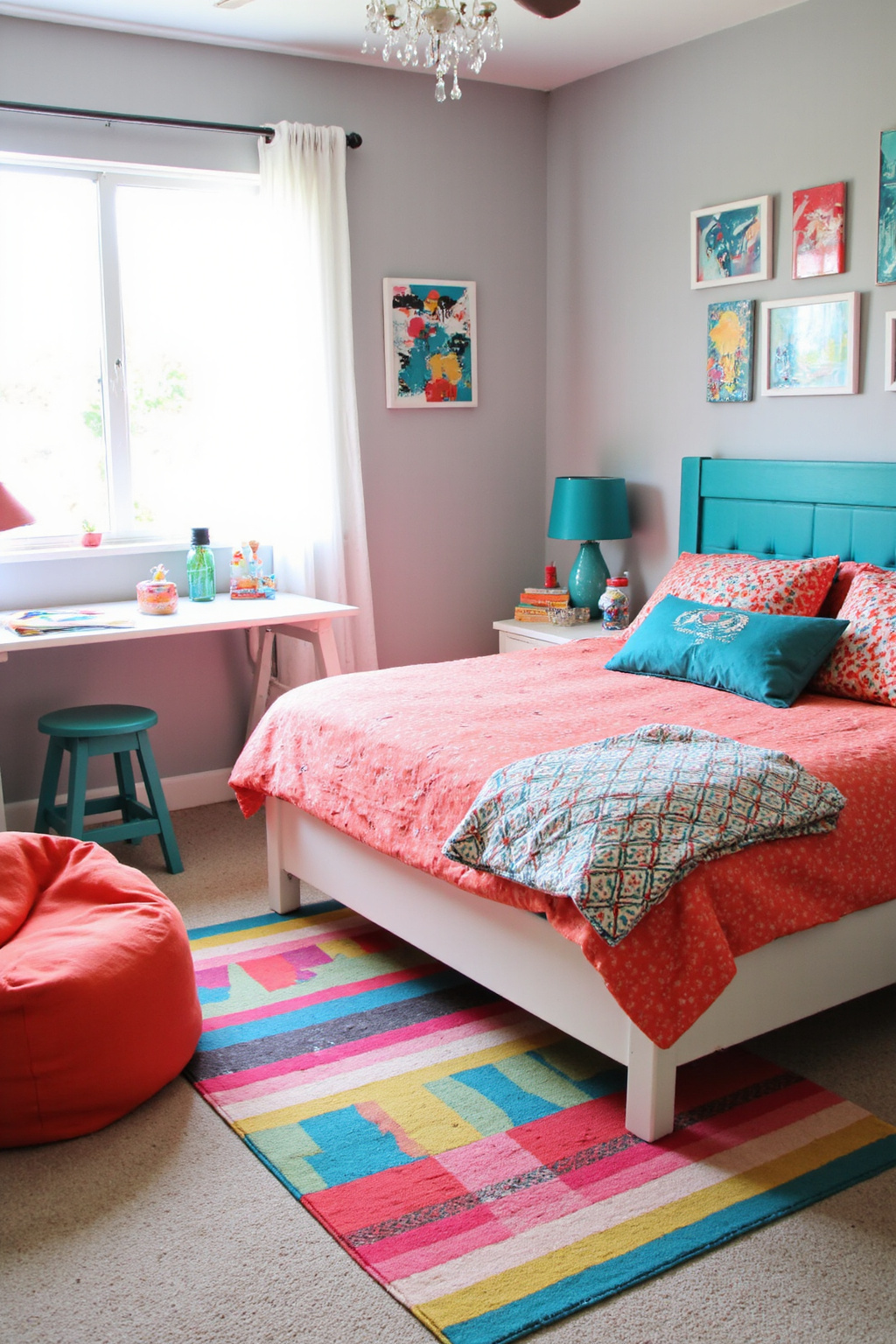 teal bedroom ideas, teal bedroom, grey and teal bedroom ideas, teal girls bedroom, rust teal bedroom