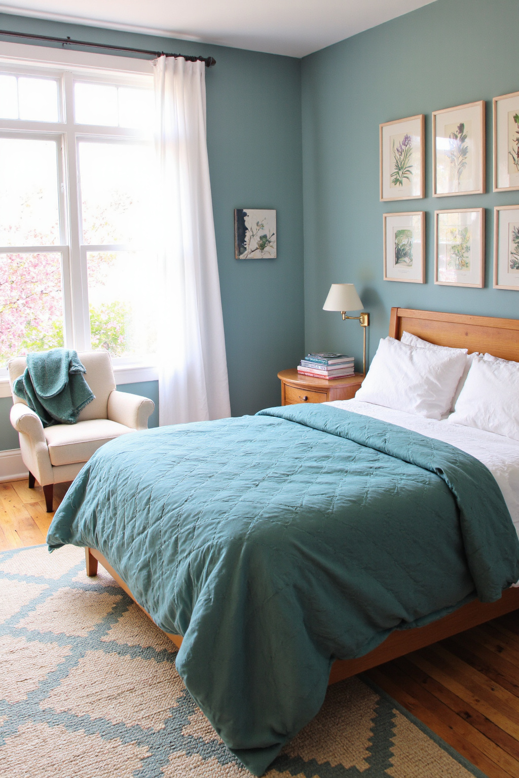 dark teal bedroom, dark teal bedroom ideas, teal bedroom color schemes, dark teal bedroom ideas accent wall, teal headboard bedroom