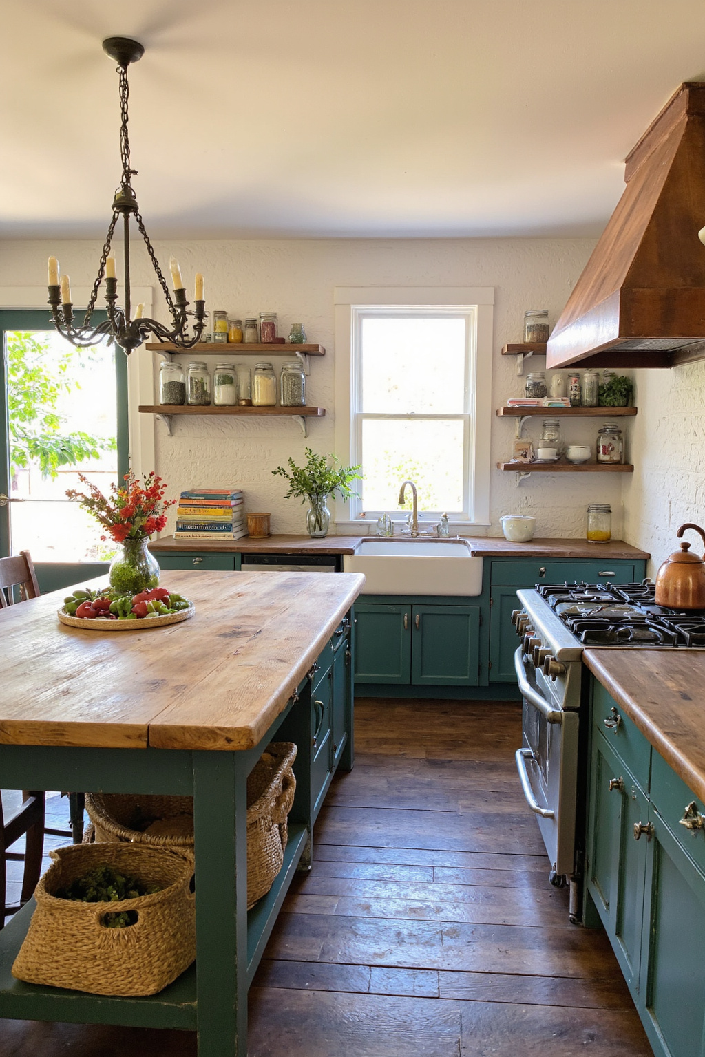 kitchen inspo, cottage kitchen, earthy kitchen, rustic kitchen design, house interior cozy kitchen