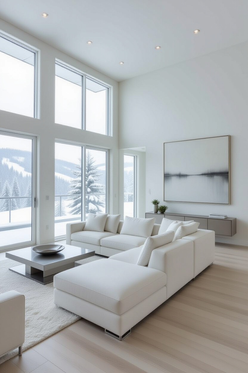 modern luxury living room decor, luxury living room ideas, modern double height living room, luxe living room, small living room layout