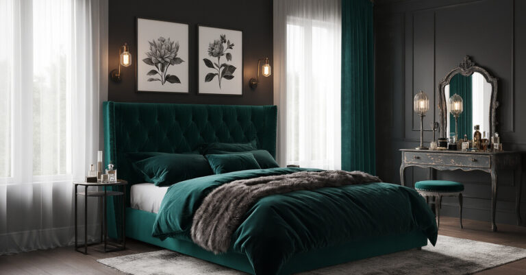 moody bedroom, moody bedroom ideas, dark bedroom, master bedrooms decor, feminine bedroom