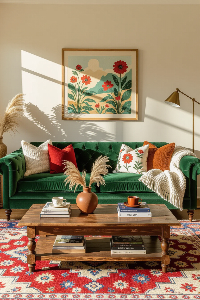 home design living room, apartment decor inspiration, eclectic living room, aesthetic interior design living room, living room aesthetic cozy