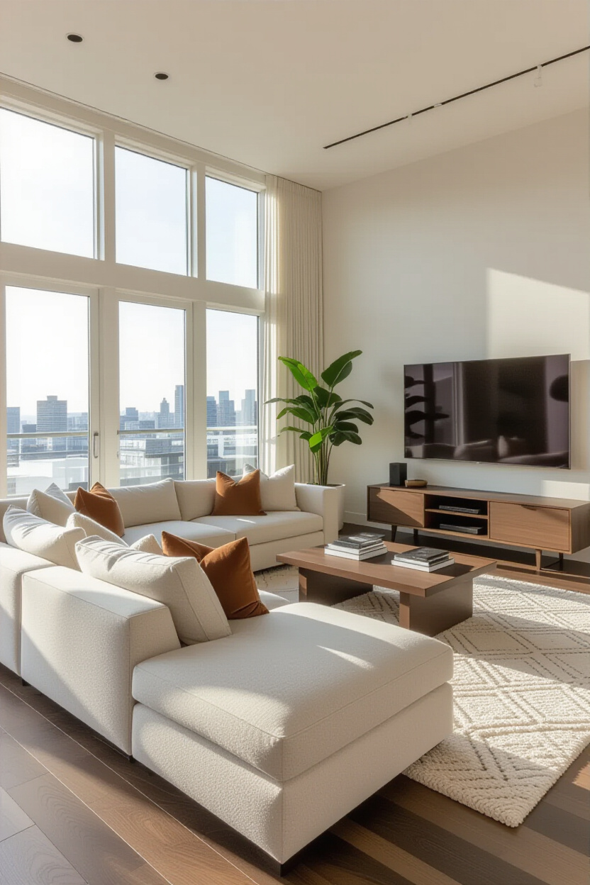 living room inspo, modern contemporary living room, interior design per la casa, living room design inspiration, coastal living room with tv