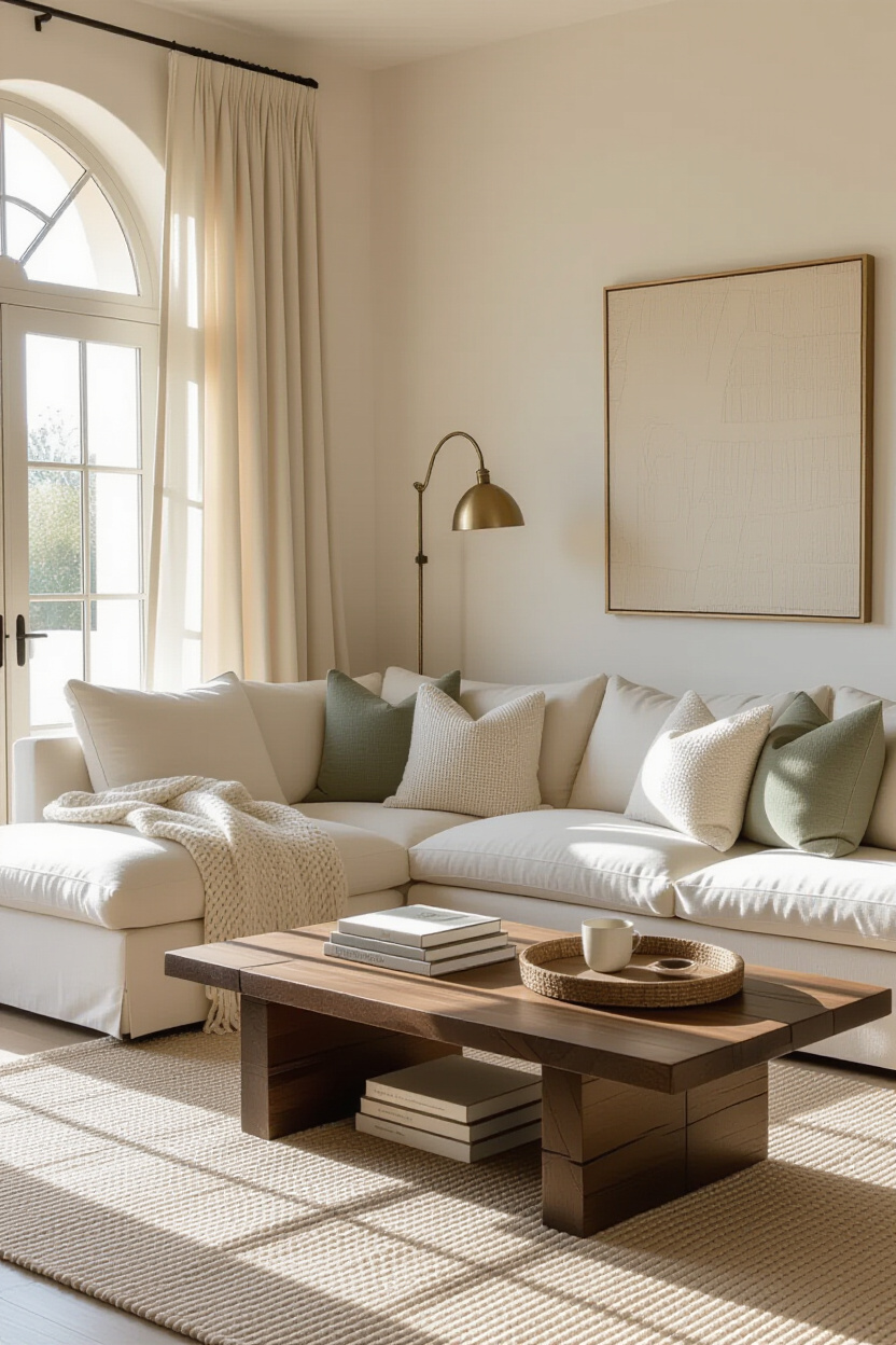 elegant living room decor, elegant living room, earthy living room, modern classy living room, minimalist living room