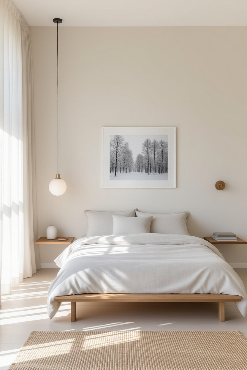 minimalist bedroom decor, aesthetic bedroom, small minimalist bedroom, minimalist elegant bedroom, minimalist nordic bedroom